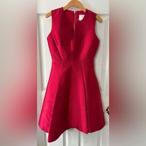 Kate Spade Vibrant Red Fit-and-Flare Dress with pockets